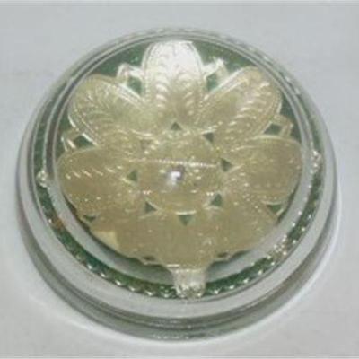 Lot 047   
Dome glass paperweight Snowflake