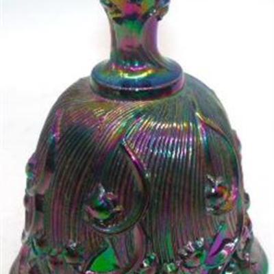 Lot 006 
FENTON bell Carnival glass