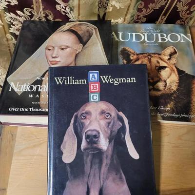 3pc Art and Animals Coffee Table Books