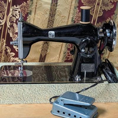 1950s Montgomery Ward Straight Stitch Sewing Machine, All Metal