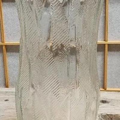 Brody Co. Clear Glass Vase Vintage 