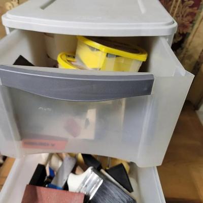 House Painting Supplies - Brushes Tape and More - See Photos for Details  