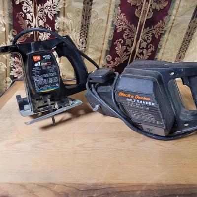 Wen And Black Decker Sander And Saw