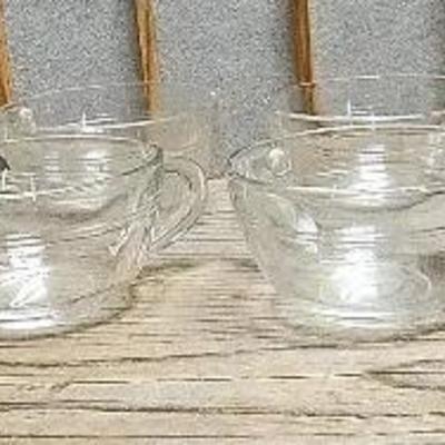 8pc Set of French Espresso Glasses