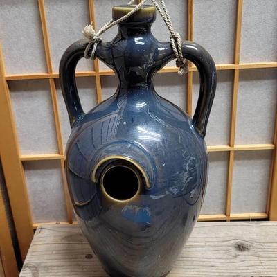 Nat Geo Soc Ceramic Double Handle Vase Bird House