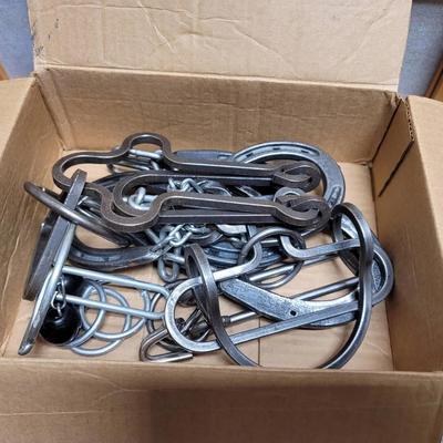 Collection Of Metal Puzzle Toys