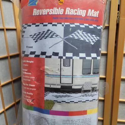 Indoor Outdoor Floor Ground Mat Racing Flag Design