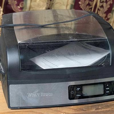 West Bend 76026 High Speed Baking QuikServe Oven, Black/Silver