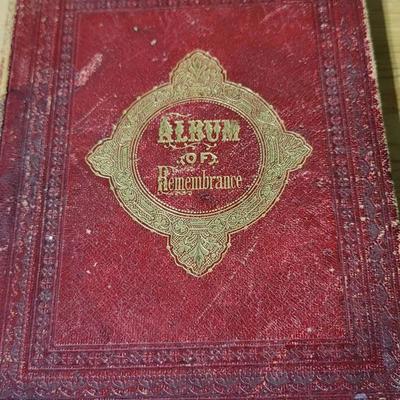 Album Of Remembrance Antique Signature and Note Book