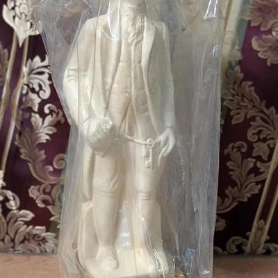Sealed Ben Franklin Statue Bottle (Empty)