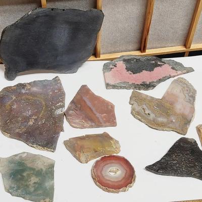 Lapidary Slab Lot 2 10pc Lot Jasper Agate More 