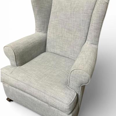 Pottery Barn Kids Silver Basket Weave Rocker with Ottoman 