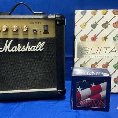 Marshall Amp, American Flyer Electric Strings, Electric Guitars Illustraded Encyclopedia, Picks
