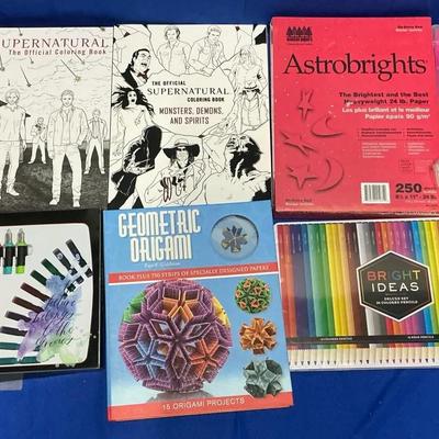 Sheaffer Fountain Pens, Colored Pencils, Coloring Books, Origami Book, Paper