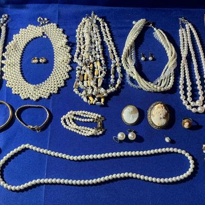 Costume Pearls And Cameos 