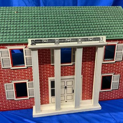 Vintage Rich Toys Masonite Colonial Doll House 