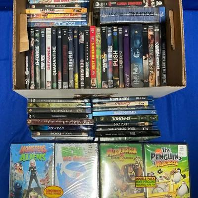 Assorted DVDs & Blu-Rays (CVO555)