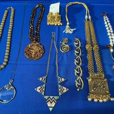 Costume Jewelry Including Pieces From Around The World 