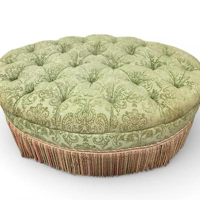 Hickory Furniture Company Large Oval Ottoman 