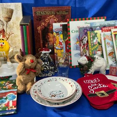 Seasonal Holiday Lot Including Coca Cola 