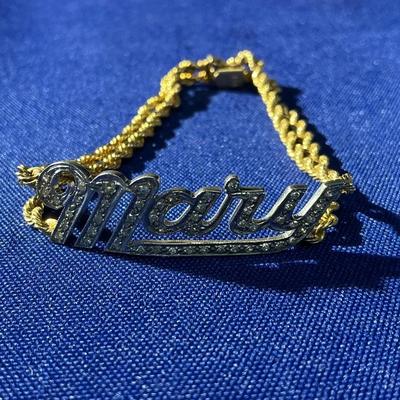 14kt Gold And Diamond Bracelet (14.43g)