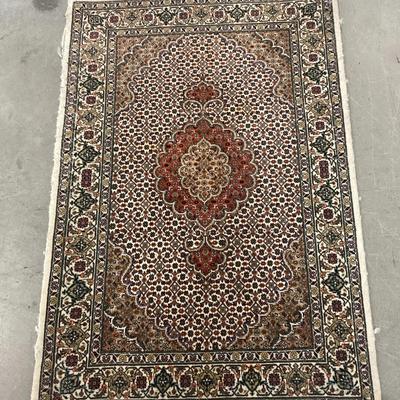 Fringed Middle Eastern Style Area Rug