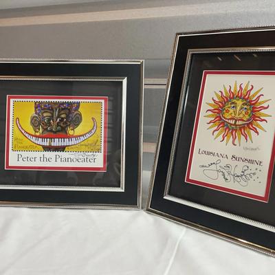 Louisiana Sunshine & Peter The Pianoeater Framed Prints