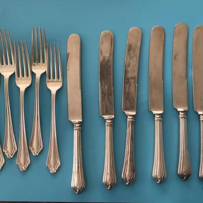 Sterling Silver Knives And Forks 