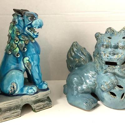 Blue Foo Dogs (2)