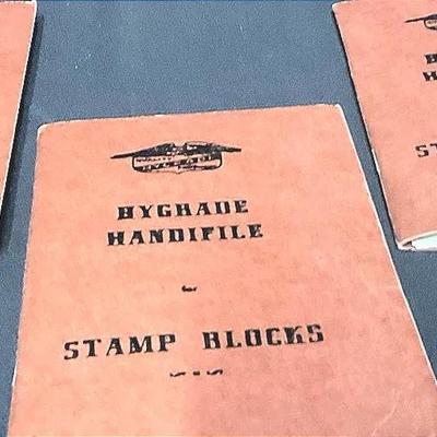 Vintage Hygrade Handifile Stamp Blocks
