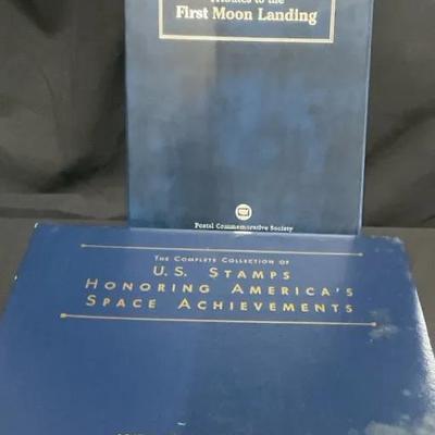 First Moon Landing And Space Achievments Stamps