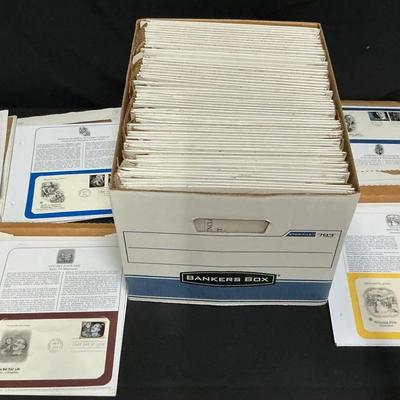 Large Mystery Lot Of Stamp Binder Pages 