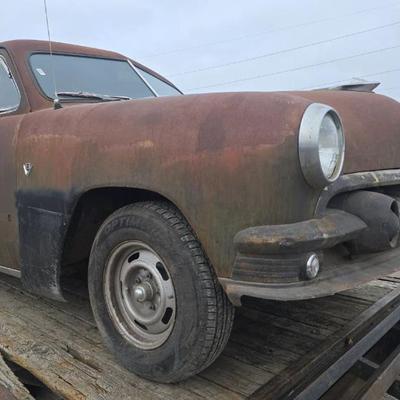 1951 Ford 2 door  rolling body with extra parts
