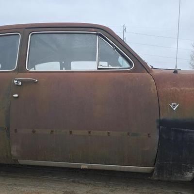 1951 Ford 2 door  rolling body with extra parts