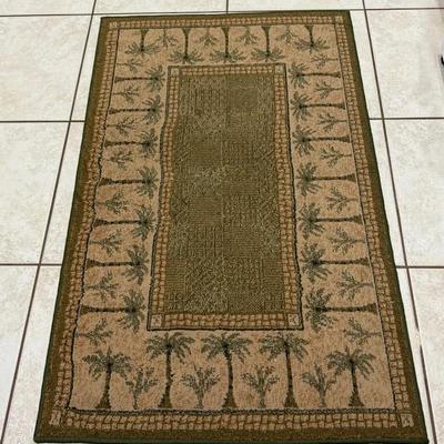 Palm Tree Pattern Area Rugs / Runner 