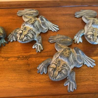 Vintage Cast Iron Frogs