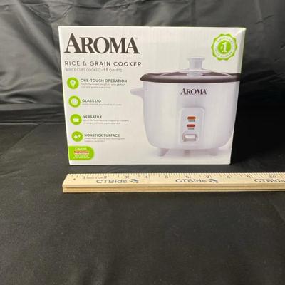 Aroma 6-Cup Rice & Grain Cooker - New in Box