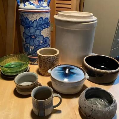 Vintage Studio & Art Pottery Lot - 9pc Collection