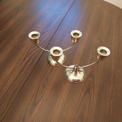 Vintage Duchin Creation Sterling Silver 2-Lite Weighted Candelabras - Lot of 2