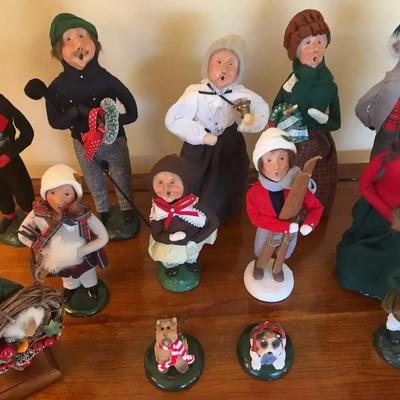 Vintage Byers' Choice Carolers Collection - Lot of 13 Handcrafted Christmas Caroler Figurines