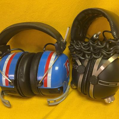 Pioneer SE-305 stereo headphones, 1970s football helmet Headphones 