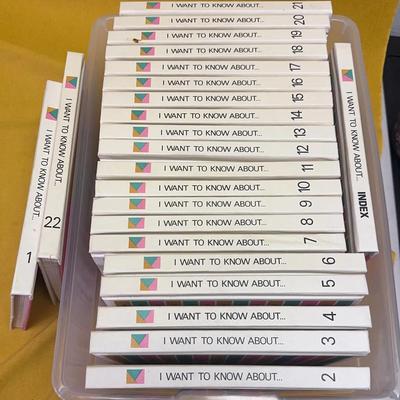 Vintage “I Want to Know About…” Children’s Book Set – 22 Volumes (Grolier, 1972)