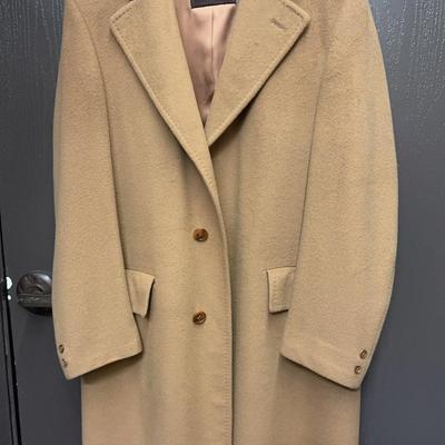 Khingana Luxury Camel Hair Coat – 80% Mongolian Cashmere / 20% Mink Fiber (Men’s) 
