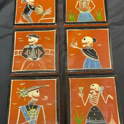 Large Lucano Tiles Set Of Six
