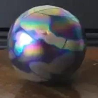 Iridescent Art Glass -Signed Anton Carr