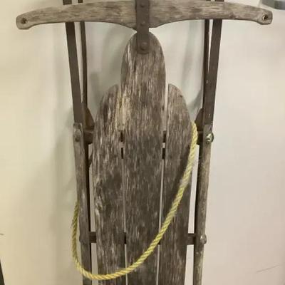 Wood Sleigh 