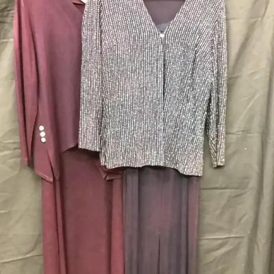 Onyx Nite by Wendy Chaitin Evening Dress SZ 18