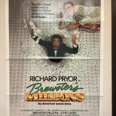 Richard Pryors Brewster's Millions Movie Poster