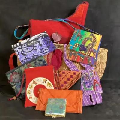Collection of Bright Colored Bags