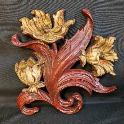 Syroco Flower Wall Hanging  